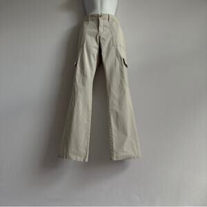 BONGO Vintage Y2K Khaki Cargo Utility Pants Low Rise Jeans Size 13
